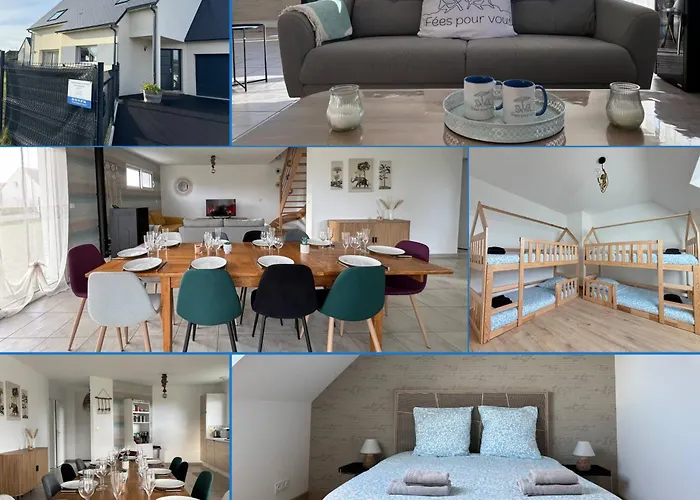 Les Voiles, Maison Bien Equipee 10 P 2 Sdb, 2 Wc, Spacieuse Lumineuse Avec Jardin Clos, Garage, Terrasse, Parking Privatif, A 950 M De La D'asnelles Et Tous Commerces, Pres De Bayeux Et Arromanches, Chiens Bienvenus 度假居 阿内勒