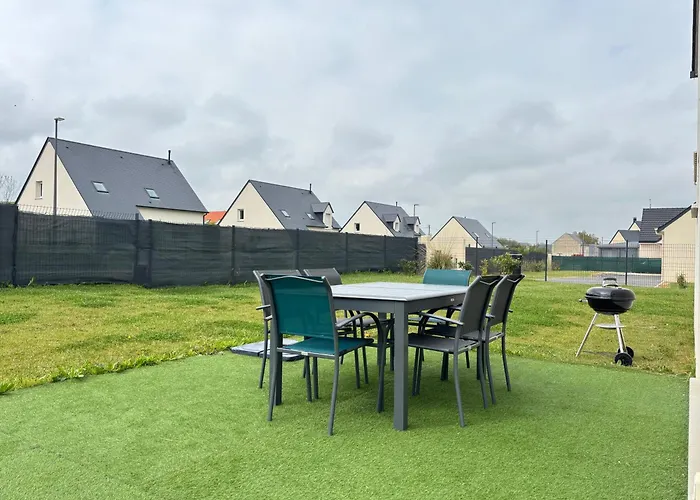 Les Voiles, Maison Bien Equipee 10 P 2 Sdb, 2 Wc, Spacieuse Lumineuse Avec Jardin Clos, Garage, Terrasse, Parking Privatif, A 950 M De La D'asnelles Et Tous Commerces, Pres De Bayeux Et Arromanches, Chiens Bienvenus Tatil Evi Asnelles